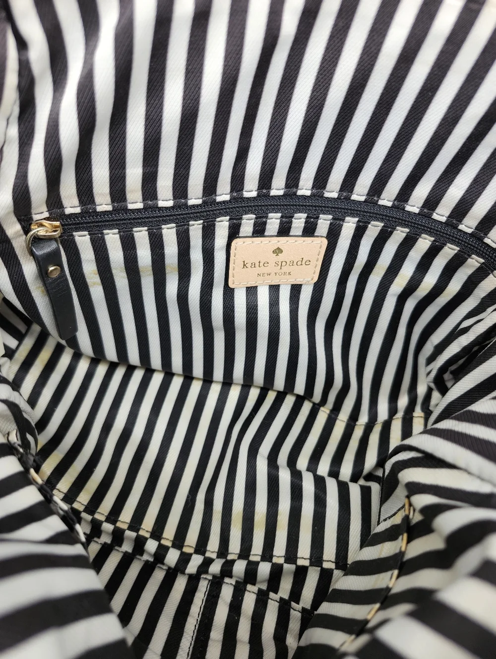 Kate Spade Parnell Street Mini Pippa Magnolia Light Smoke Grey & Tan Satchel